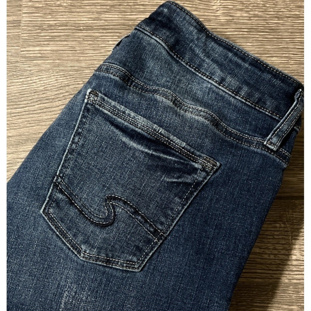 Silver Jeans Women's Elyse Slim Boot Mid Rise Jeans SZ 29x33 (30x32)